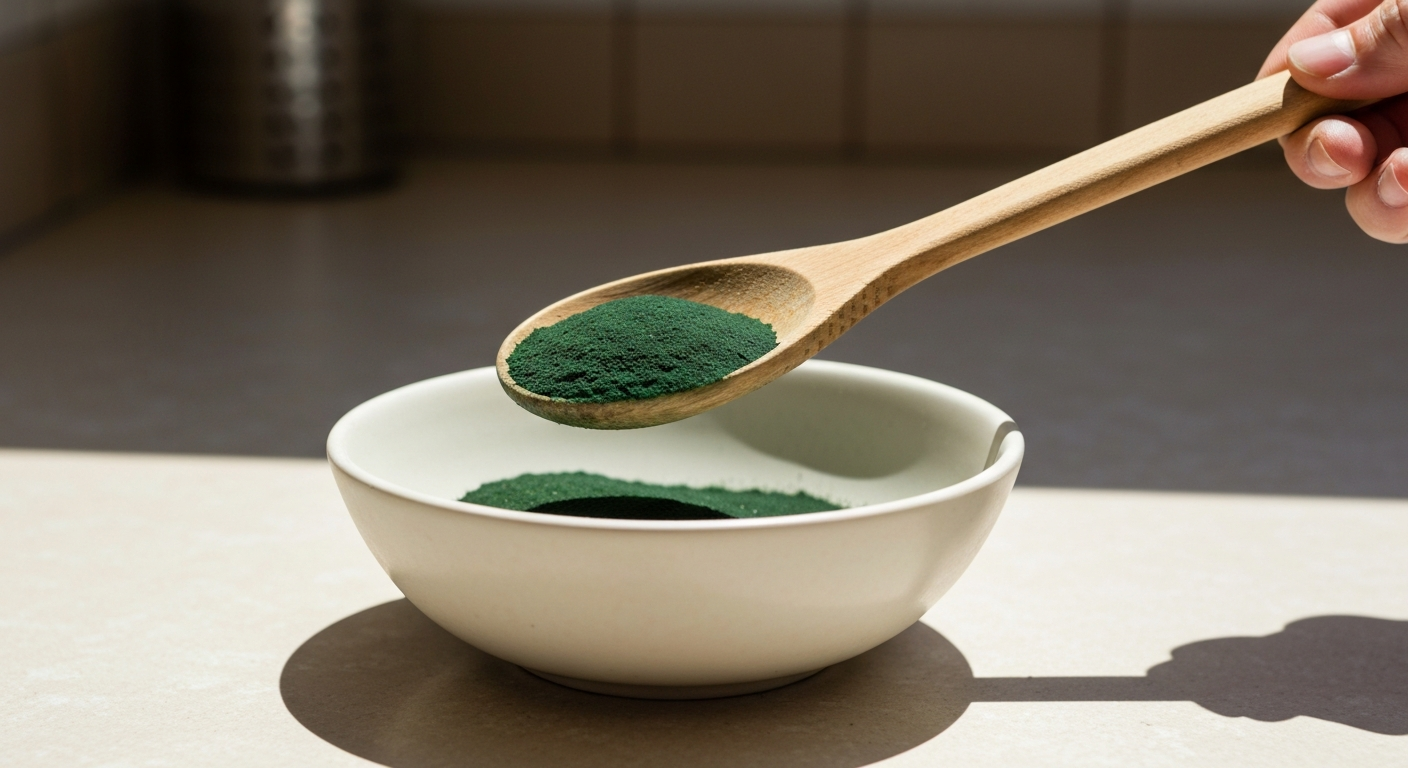 Spiruline en paillettes : atouts, usages et conservation